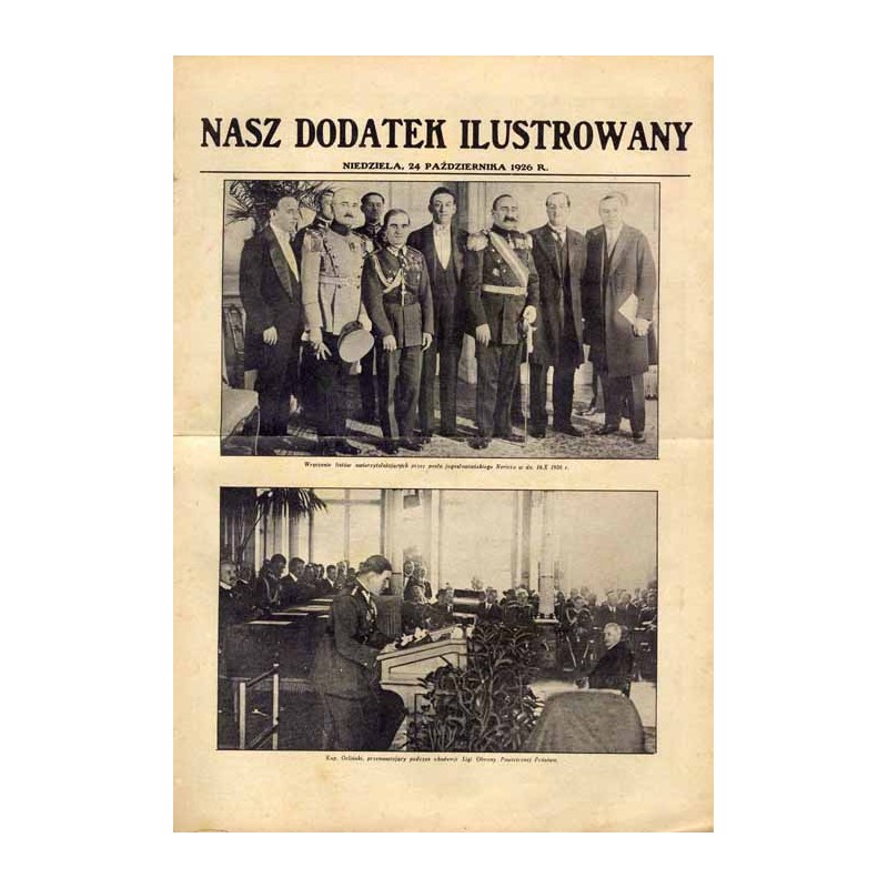 Nasz Dodatek Ilustrowany. (1926). (24 października 1926)