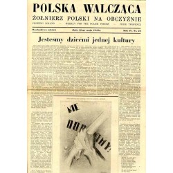 Polska Walcząca - Żołnierz polski na obczyźnie. Fighting Poland. Weekly for the Polish Forces. R.4 (1942). Nr 20 (16 maja 1942)