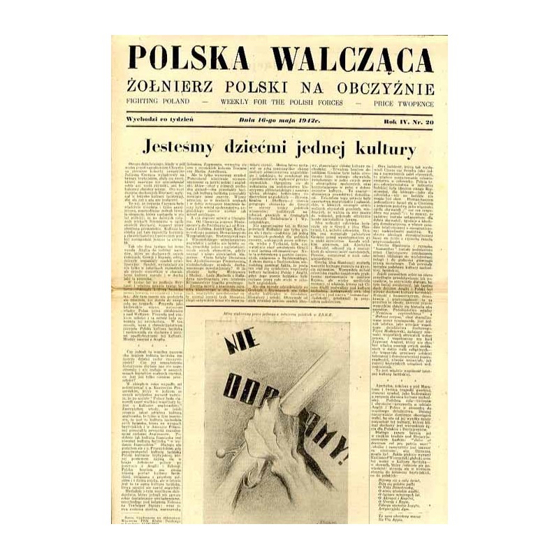 Polska Walcząca - Żołnierz polski na obczyźnie. Fighting Poland. Weekly for the Polish Forces. R.4 (1942). Nr 20 (16 maja 1942)