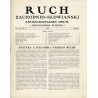Ruch Zachodnio-Słowiański  Západo-Slovansky Vestnik  West-Slavian Bulletin. R.3 (1942). Nr 1 (7)