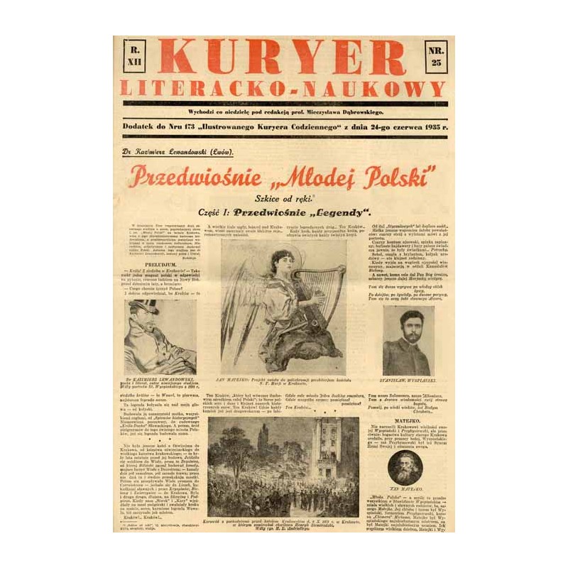 Kuryer Literacko-Naukowy. R.12 (1935). Nr 25 (24 czerwca 1935)