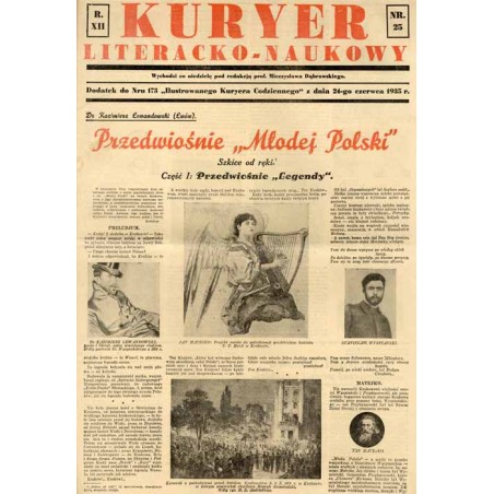 Kuryer Literacko-Naukowy. R.12 (1935). Nr 25 (24 czerwca 1935)