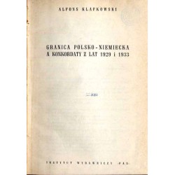 Granica polsko-niemiecka a konkordaty z lat 1929-1933