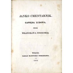 Janko Cmentarnik. Gawęda ludowa