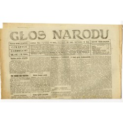 Głos Narodu. R.25 (1917). Nr 146 (21 czerwca 1917). Wydanie wieczorne