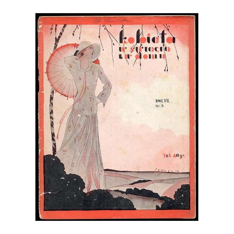 Kobieta w Świecie i w Domu. Dwutygodnik poświęcony życiu domowemu i modom. R.7 (1931). Nr 9 (Maj 1931) [Stefan Norblin]