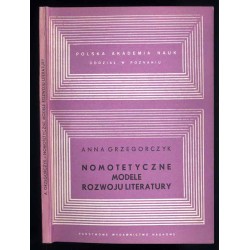 Nomotetyczne modele rozwoju literatury