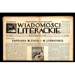 Wiadomości Literackie. Tygodnik. R.13 (1936). Nr 22 (654) (17 maja 1936)