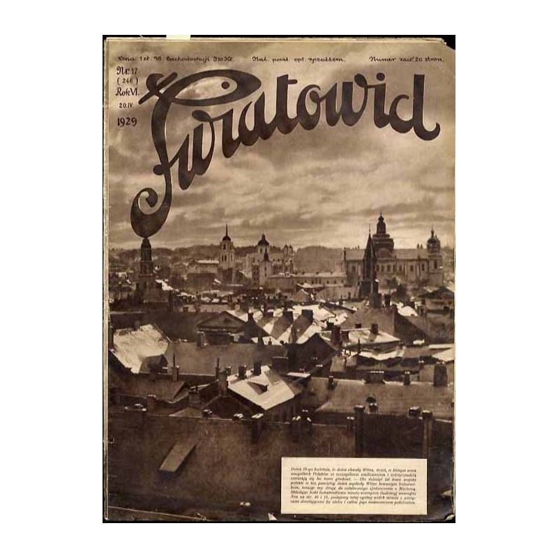 Światowid. R.6 (1929). Nr 17 (246) (20 kwietnia 1929)