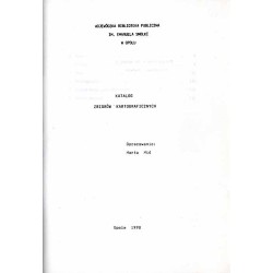 Katalog zbiorów kartograficznych