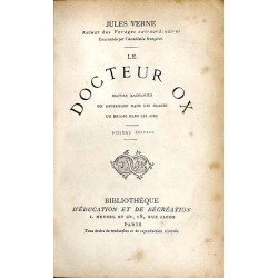 Le Docteur Ox. Maitre Zacharius. Un Hivernage dans les glaces. Un Drame dans les airs