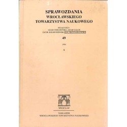 Sprawozdania Wrocławskiego Towarzystwa Naukowego. [Seria] A. Nr 49 (1994)