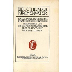 Bibliothek der Kirchenväter. Eine Auswahl Patristischer Werke in deutscher übersetzung. Reihe 1. B. 41: Cyrillus von Jerusalem:
