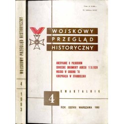 Wojskowy Przegląd Historyczny. R. 38 (1993). Nr 4 (146) (Październik - Grudzień 1993)
