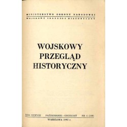 Wojskowy Przegląd Historyczny. R. 38 (1993). Nr 4 (146) (Październik - Grudzień 1993)