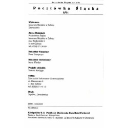 Pocztówka Śląska. Pismo Muzeum Miejskiego w Zabrzu. Nr 2/01