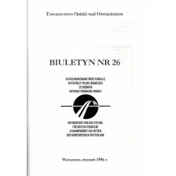 Biuletyn Nr 26 (1996) / [Towarzystwo Opieki nad Oświęcimiem]