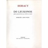 Do Leukonoe. Dwadzieścia dwie ody