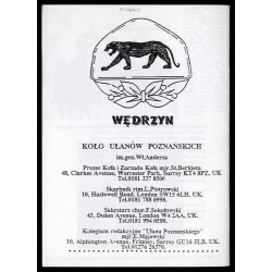 Ułan Poznański. Biuletyn informacyjny Koła 15 Pułku Ułanów Poznańskich Im. Generała Władysława Andersa. R.55 (1998). Nr 3/137 (V