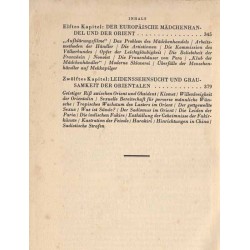 Sittengeschichte des Orients