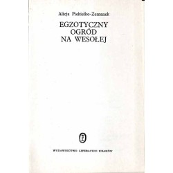 Egzotyczny ogród na Wesołej