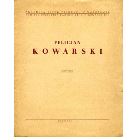 Felicjan Kowarski. 1 reprodukcja barwna "Głowa Żydówki"