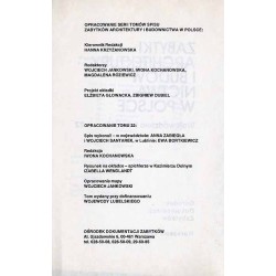 Zabytki architektury i budownictwa w Polsce. Województwo lubelskie. T.22