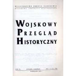 Wojskowy Przegląd Historyczny. R. 40 (1995). Nr 1-2 (151-152) (Styczeń - Czerwiec 1995)