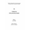 IX Forum Ewangelickie. Płock, 5-6 IX 2003. Zbiór referatów i głosów w dyskusji