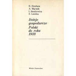 Dzieje gospodarcze Polski do roku 1939