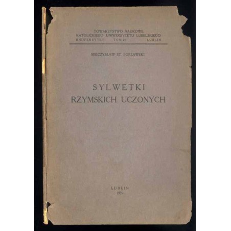 Sylwetki rzymskich uczonych