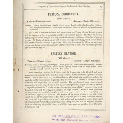 Laying down Land to Permanent Pasture and the improvement of old grass lands. [tytuł okładkowy: Permanent Pastures of the firm o