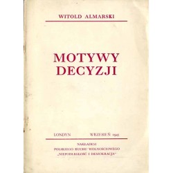Motywy decyzji