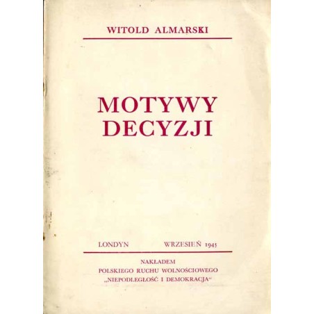 Motywy decyzji