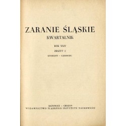 Zaranie Śląskie. Kwartalnik. R.24 (1961). Z.2 (kwiecień-czerwiec 1961)