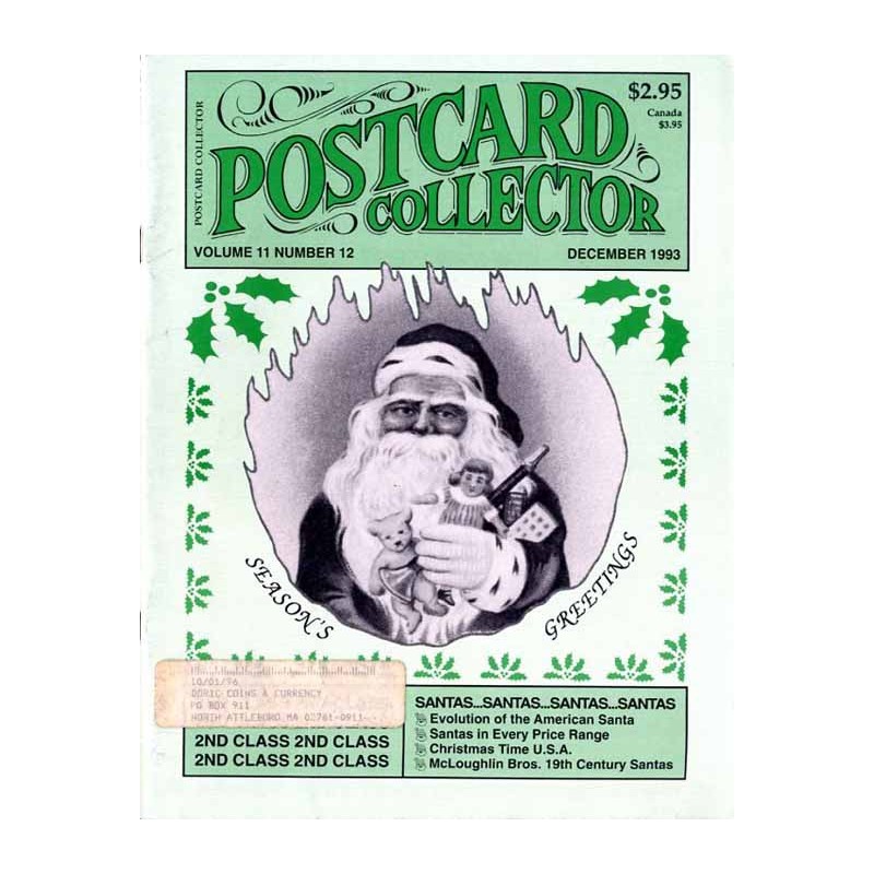 Postcard Collector. Vol.11 (1993). Nr 12 (December 1993)