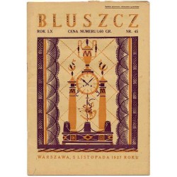 Bluszcz. Społeczno-literacki ilustrowany tygodnik kobiecy. R.60 (1927). Nr 45 (5 listopada 1927)