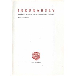 Inkunabuły Książnicy Miejskiej im. M. Kopernika w Toruniu
