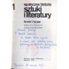 Społeczna historia sztuki i literatury. 2t. w 2 vol