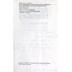 Społeczna historia sztuki i literatury. 2t. w 2 vol