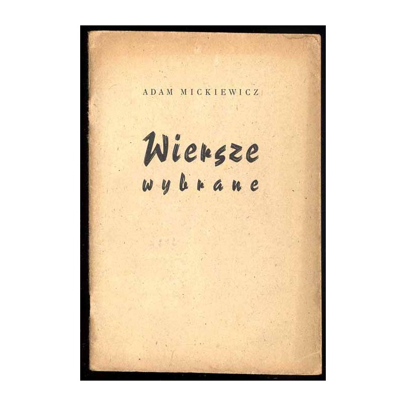 Wiersze wybrane