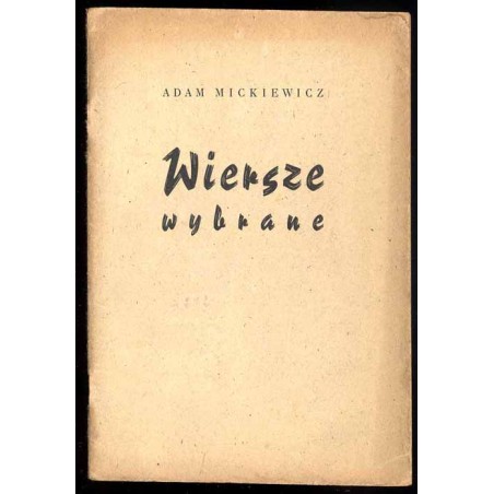 Wiersze wybrane