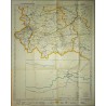 Mapa połączeń pocztowych Rzeczypospolitej Polskiej. Podziałka 1:600.000. Stan z dnia 1-go czerwca 1937 r. Arkusz 4-ty - Kraków