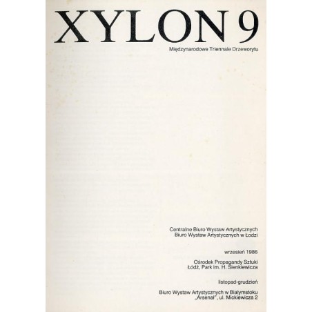 Xylon 9. Międzynarodowe Triennale Drzeworytu