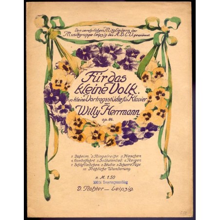 Für das kleine Volk. Zehn kleine Vortragstücke für Klavier. Op. 86