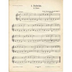 Für das kleine Volk. Zehn kleine Vortragstücke für Klavier. Op. 86