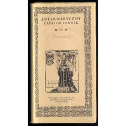 Antykwaryczny katalog-cennik. 13, Varsoviana I