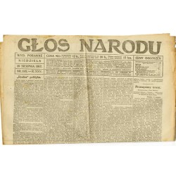 Głos Narodu. R.25 (1917). Nr 195 (19 sierpnia 1917). Wydanie poranne