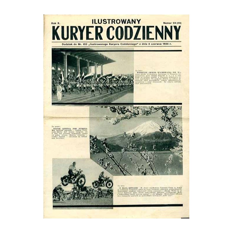 Ilustrowany Kurier Codzienny. Bezpłatny dodatek tygodniowy "Ilustrowanego Kuriera Codziennego" do nr 153. R.10 (1934). Nr 23 (49