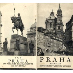 Praha. Hauptstadt der Čechoslovakischen Republik. Praha 1929 1000 Jahrfeier der Ermordung des Hl. Wenzels